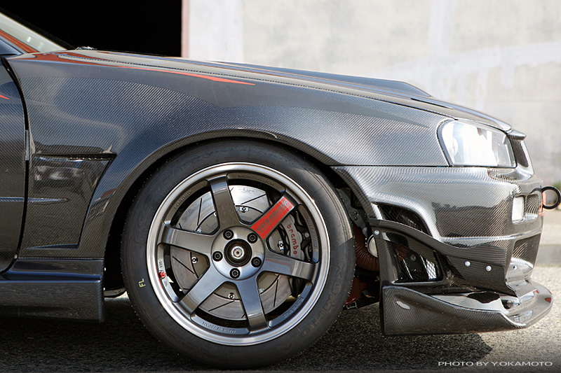 カーボンワイドフェンダー R34 GT-R - ウインドウを閉じる